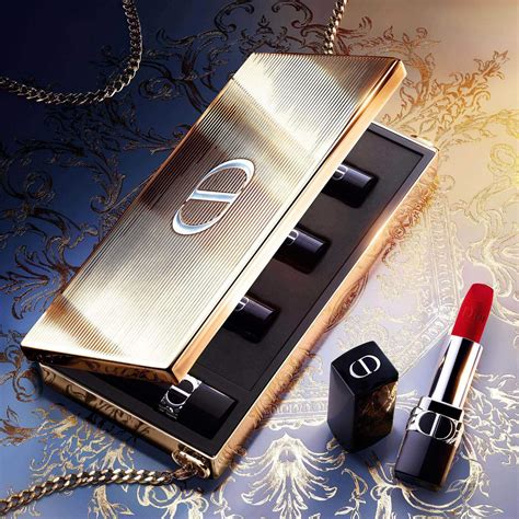 rough dior minaudiere|christian Dior lipstick clutch.